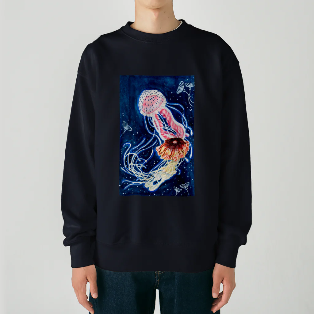 JapaneseArt Yui Shopの海月のワルツ Heavyweight Crew Neck Sweatshirt