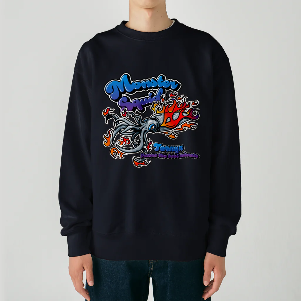 torayaのMONSTER SQUID Heavyweight Crew Neck Sweatshirt