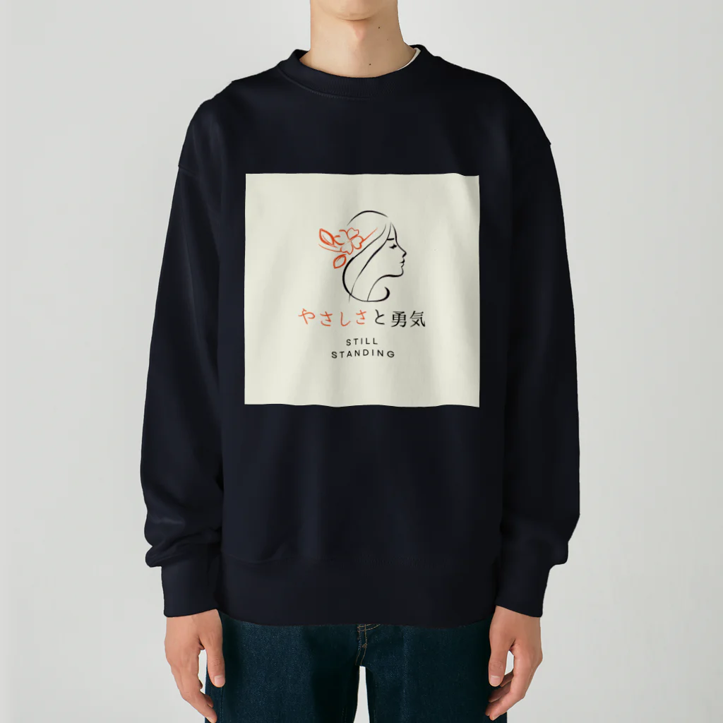 NARITEEのやさしさと勇気でできている。 Heavyweight Crew Neck Sweatshirt