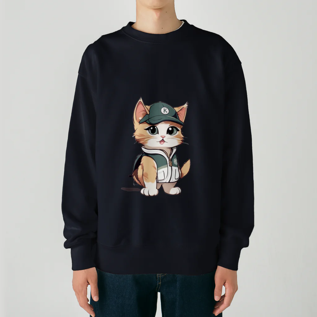 seeeeeの猫ゴルファー2 Heavyweight Crew Neck Sweatshirt