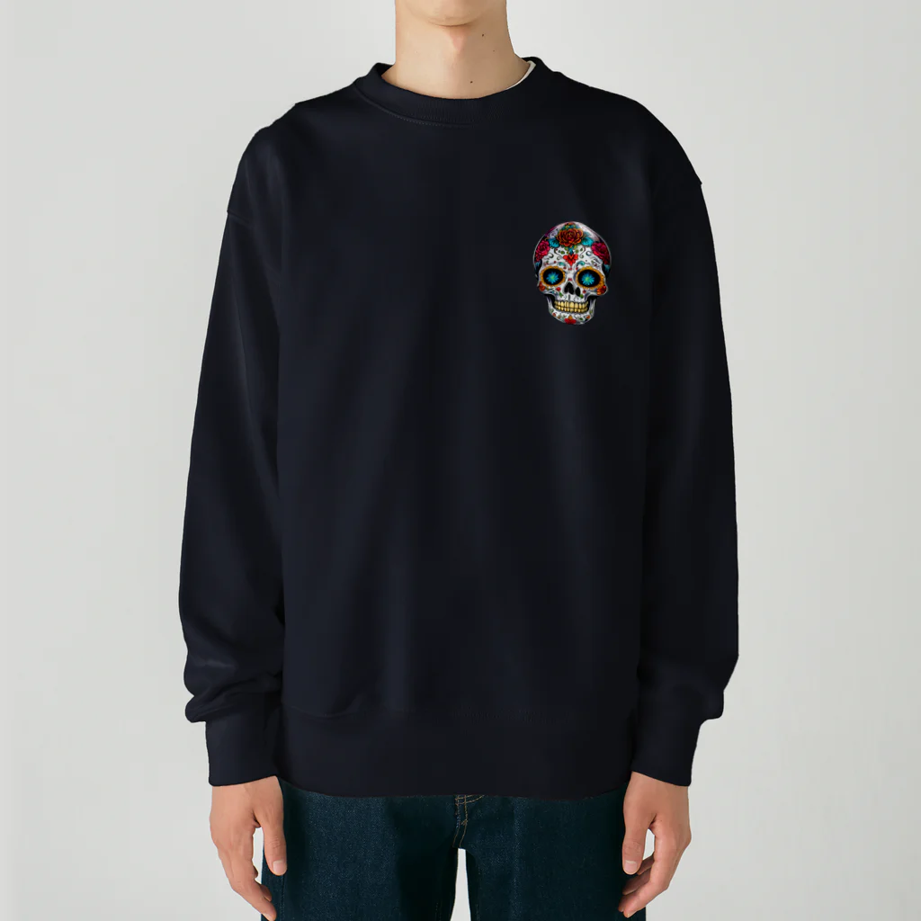 kuramoのカラベラ・スカル Heavyweight Crew Neck Sweatshirt