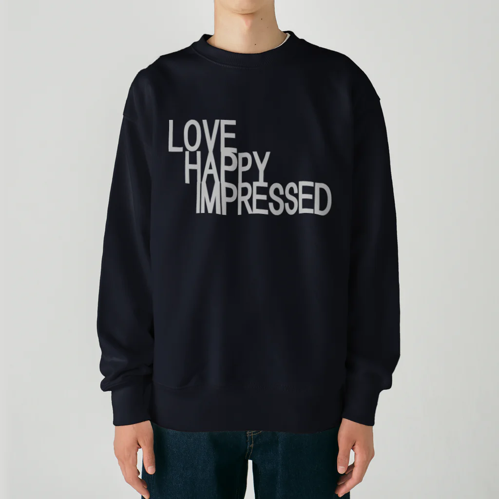 ainarukokoroの愛　幸せ　感動　love　happy　impressed Heavyweight Crew Neck Sweatshirt