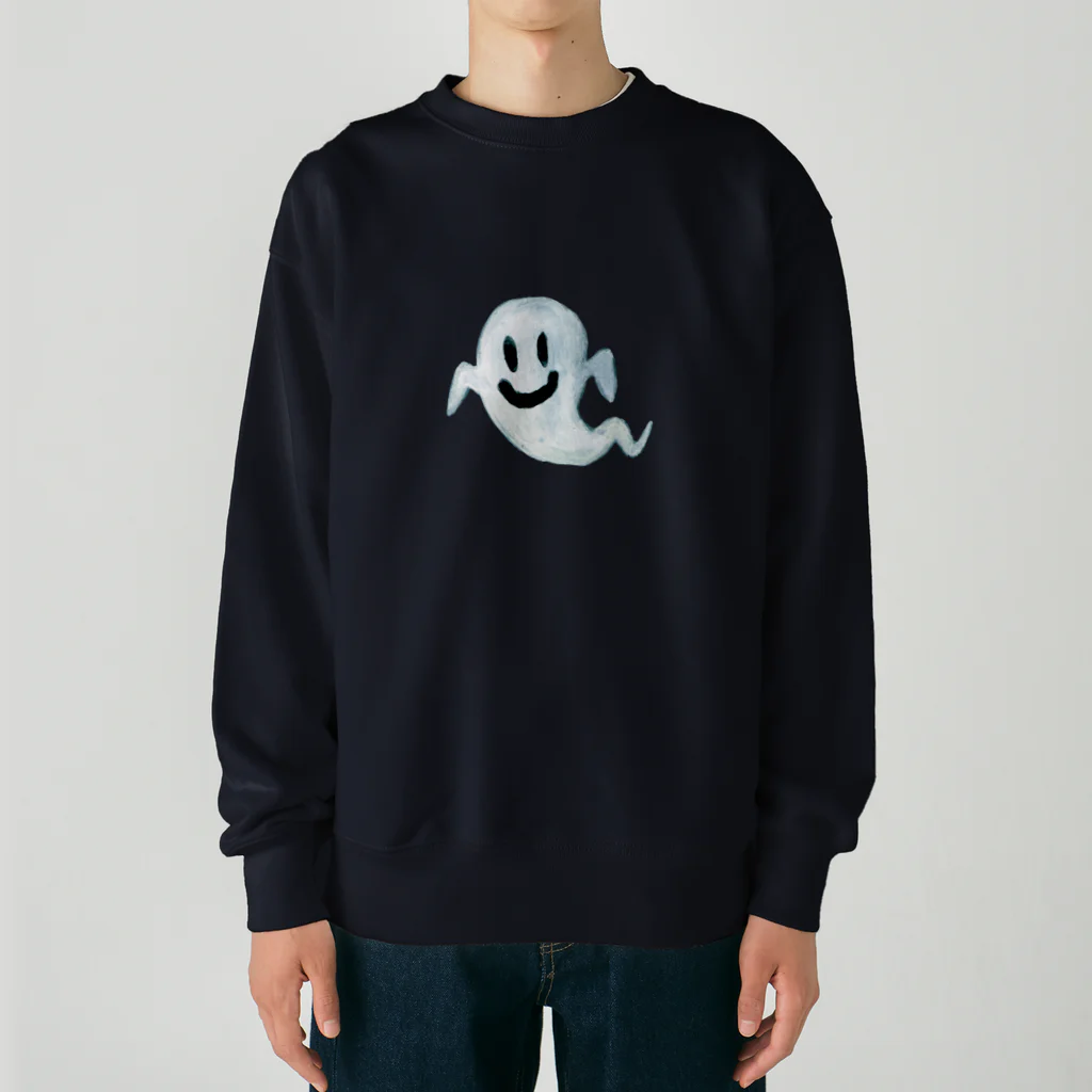 bow's Designの人懐っこいお化け・憑依 Heavyweight Crew Neck Sweatshirt