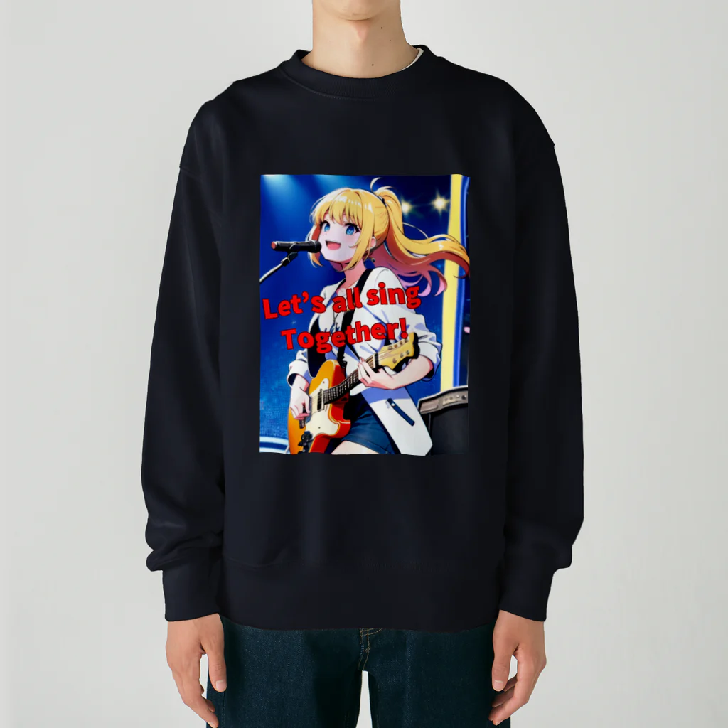 フリーダムのみんな一緒に歌おう！ Heavyweight Crew Neck Sweatshirt