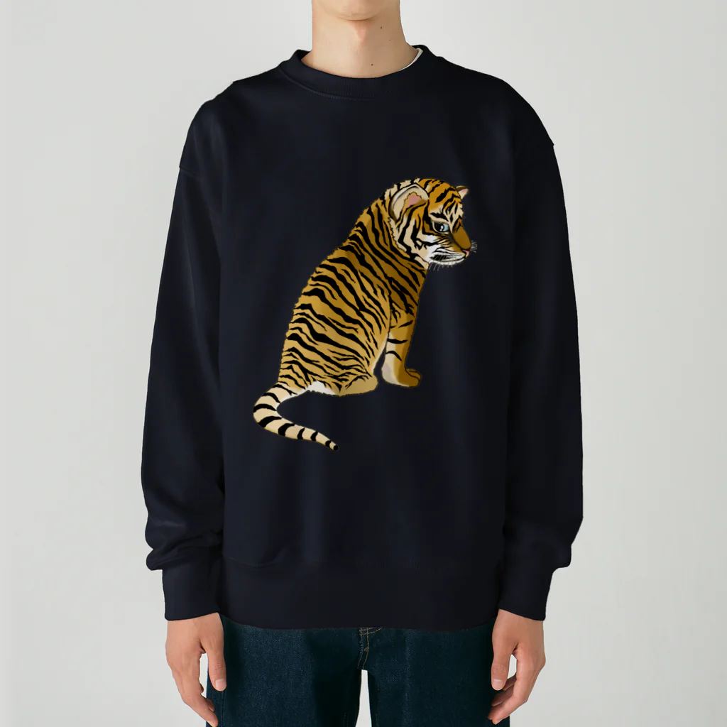 LalaHangeulの虎の子 Heavyweight Crew Neck Sweatshirt