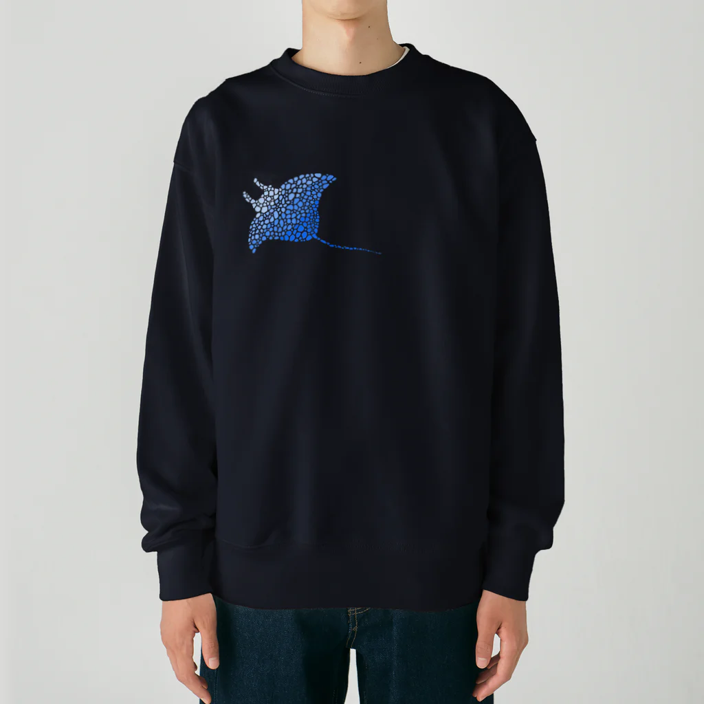 栗坊屋のブルーマンタ Heavyweight Crew Neck Sweatshirt