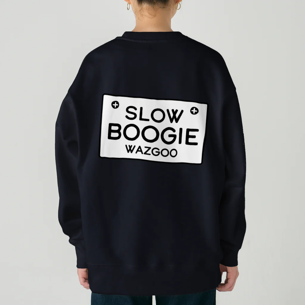 wazgoo official shopのSLOW BOOGIE Heavyweight Crew Neck Sweatshirt