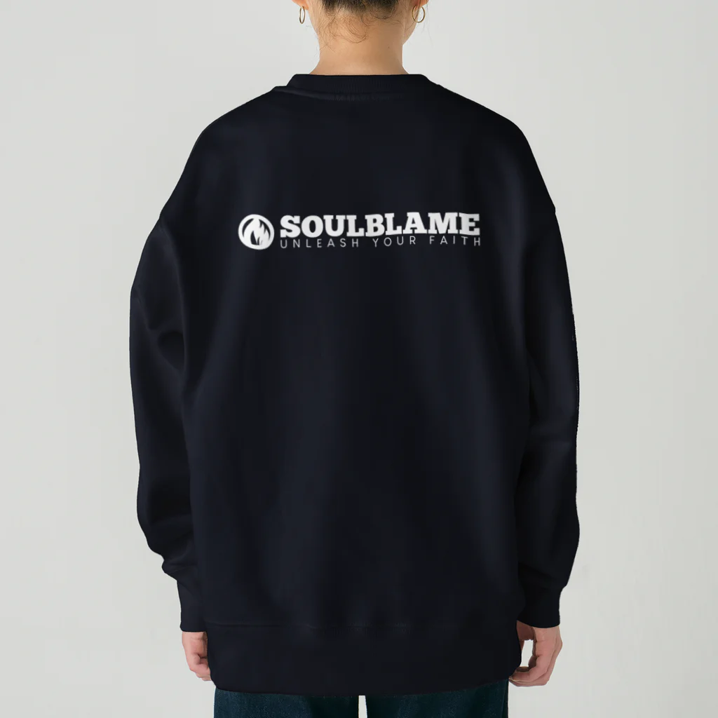 SOULBLAMEのTINY VERTICAL SB LOGO ヘビーウェイトスウェット