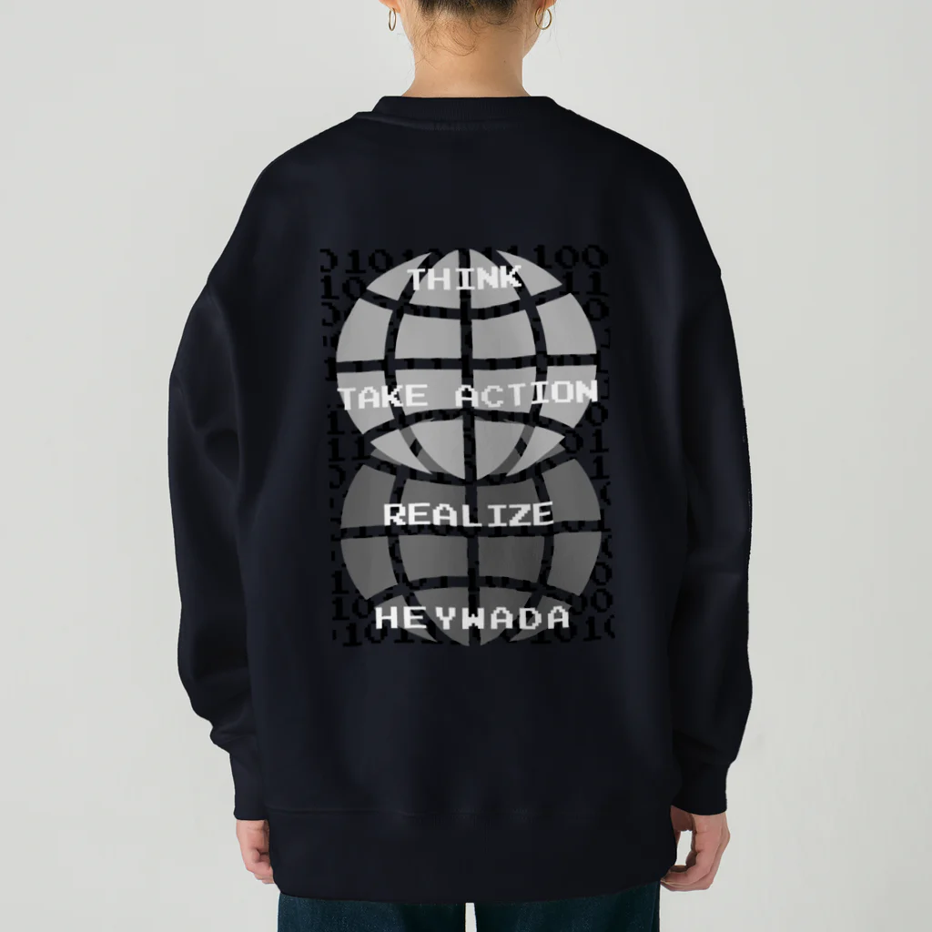 HEYWADA SHOPのHEYWADA SHIKO WO GENJITSUCA SASERUNDA Heavyweight Crew Neck Sweatshirt