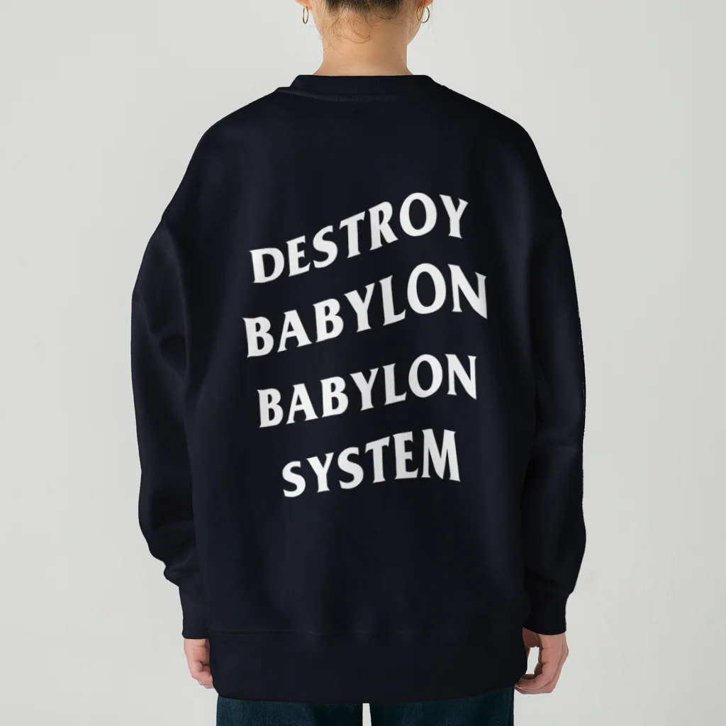 GANGSTANCE CLOTHINGのDESTROY BABYLON BABYLON SYSTEM ヘビーウェイトスウェット