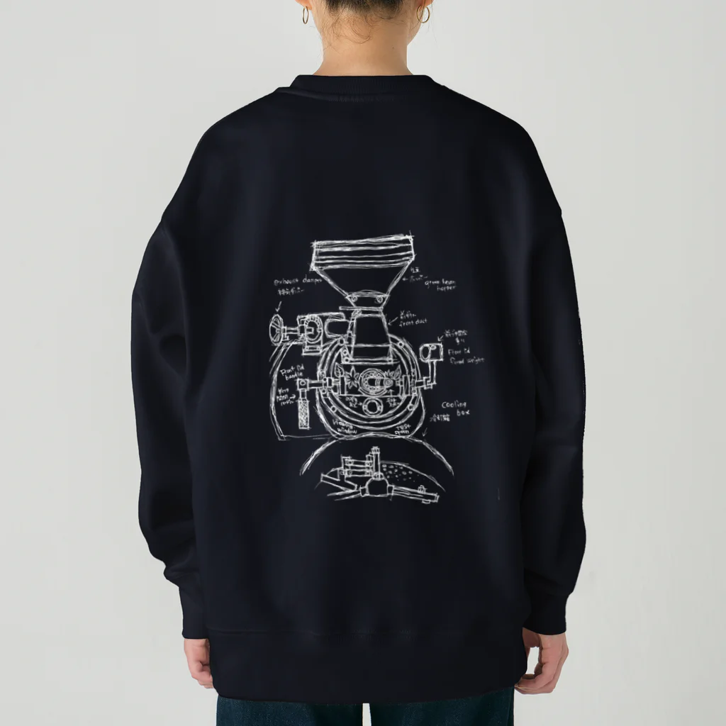 OKAGESAMAの見習い焙煎士//珈琲マニアに捧ぐ Heavyweight Crew Neck Sweatshirt