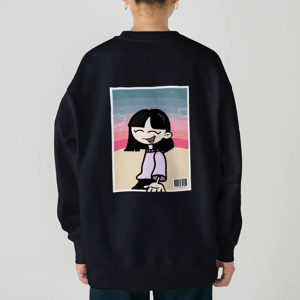 ねぎとろ直売所の優しいあの子 Heavyweight Crew Neck Sweatshirt