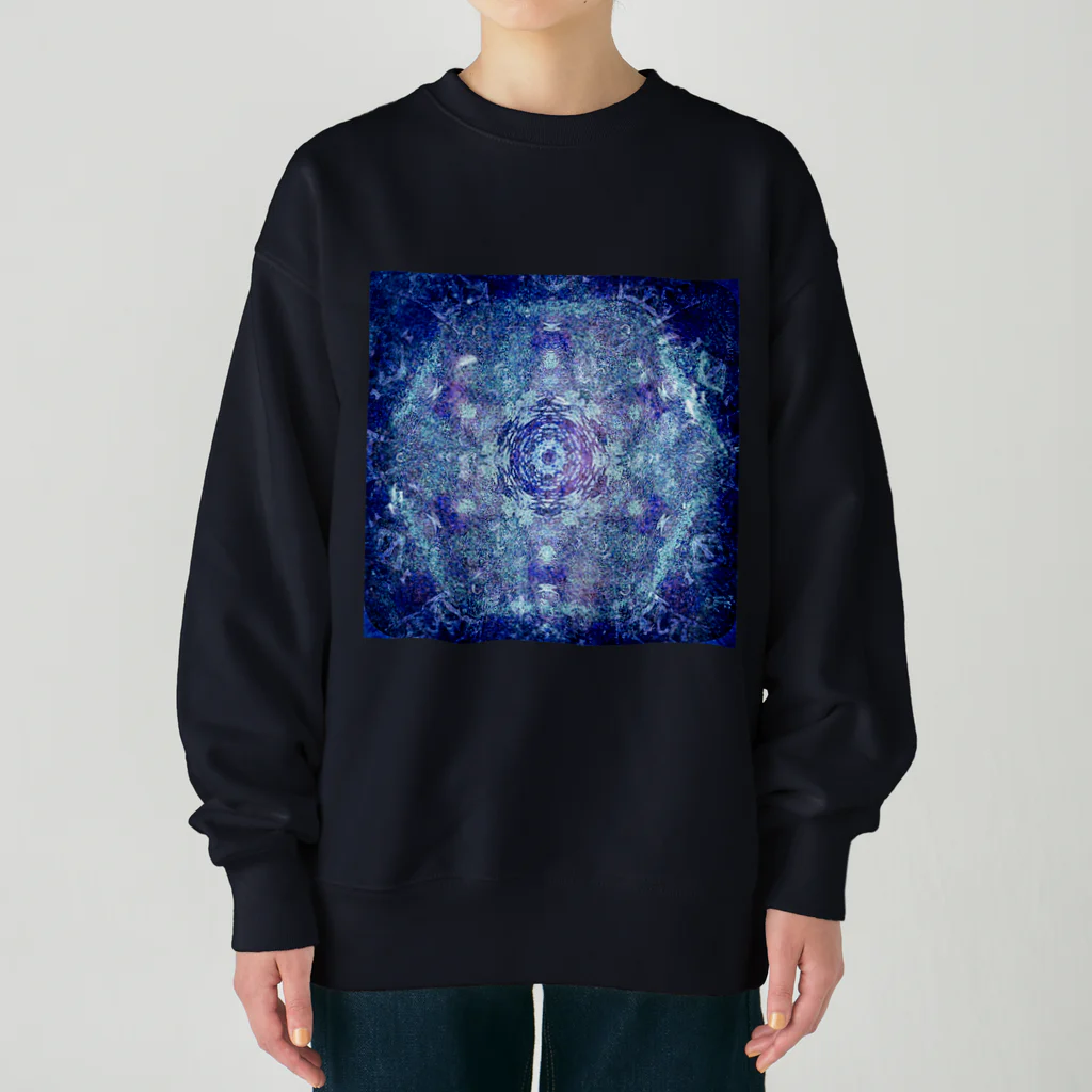 Anna’s galleryの碧の結晶 11 Heavyweight Crew Neck Sweatshirt