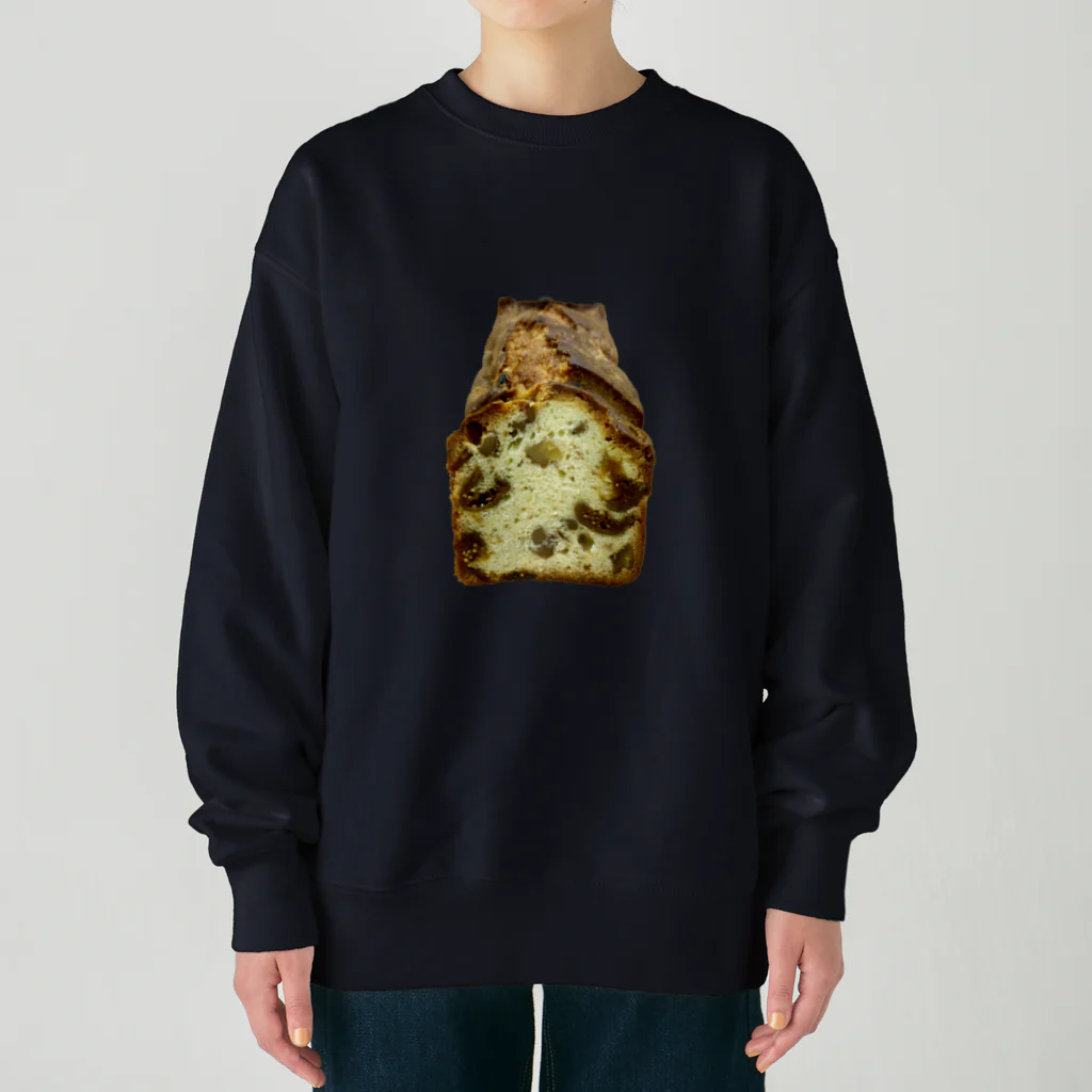 やきがしやカトルカール のくるみといちじくのケーキ Heavyweight Crew Neck Sweatshirt