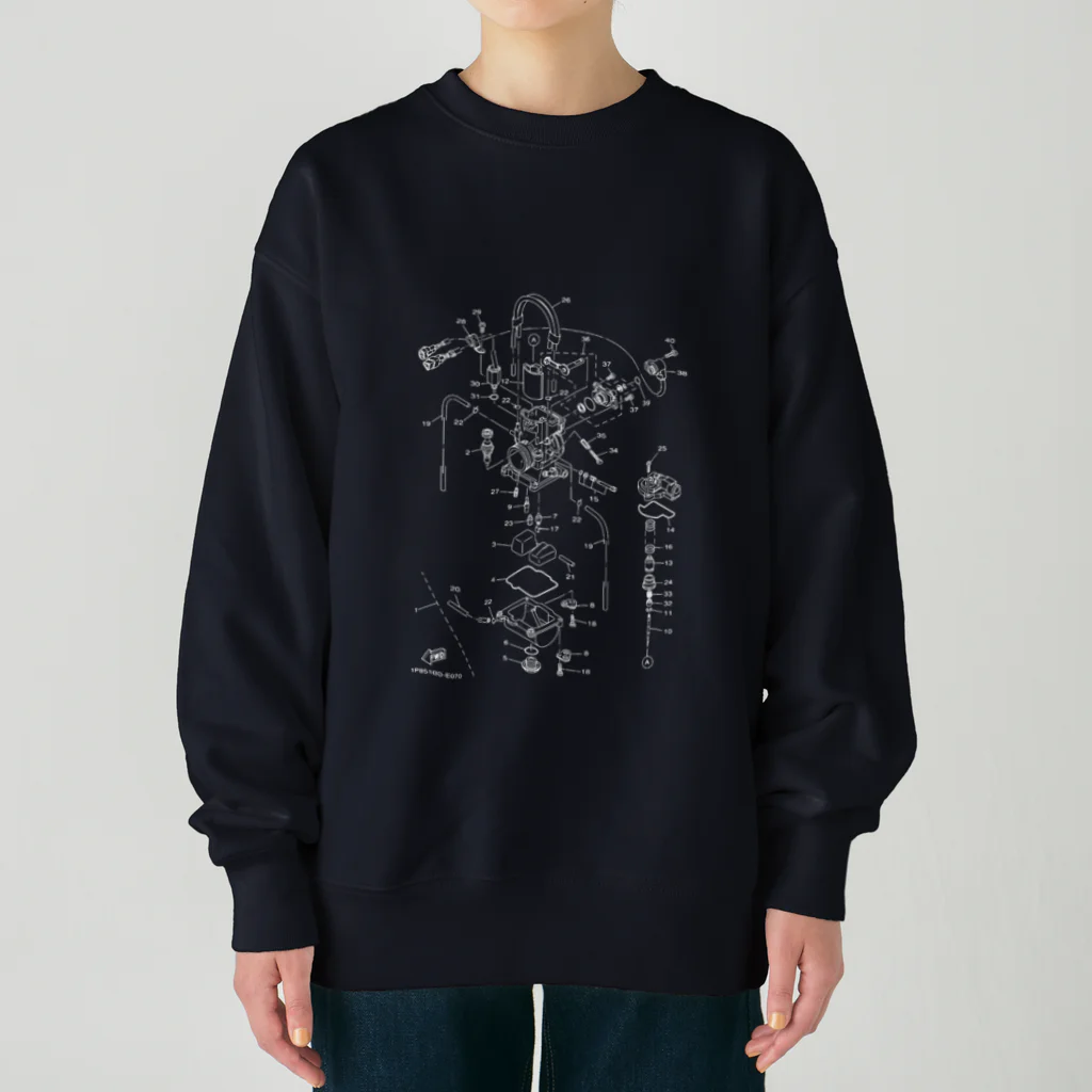 岸本コーラのcarburetor Heavyweight Crew Neck Sweatshirt