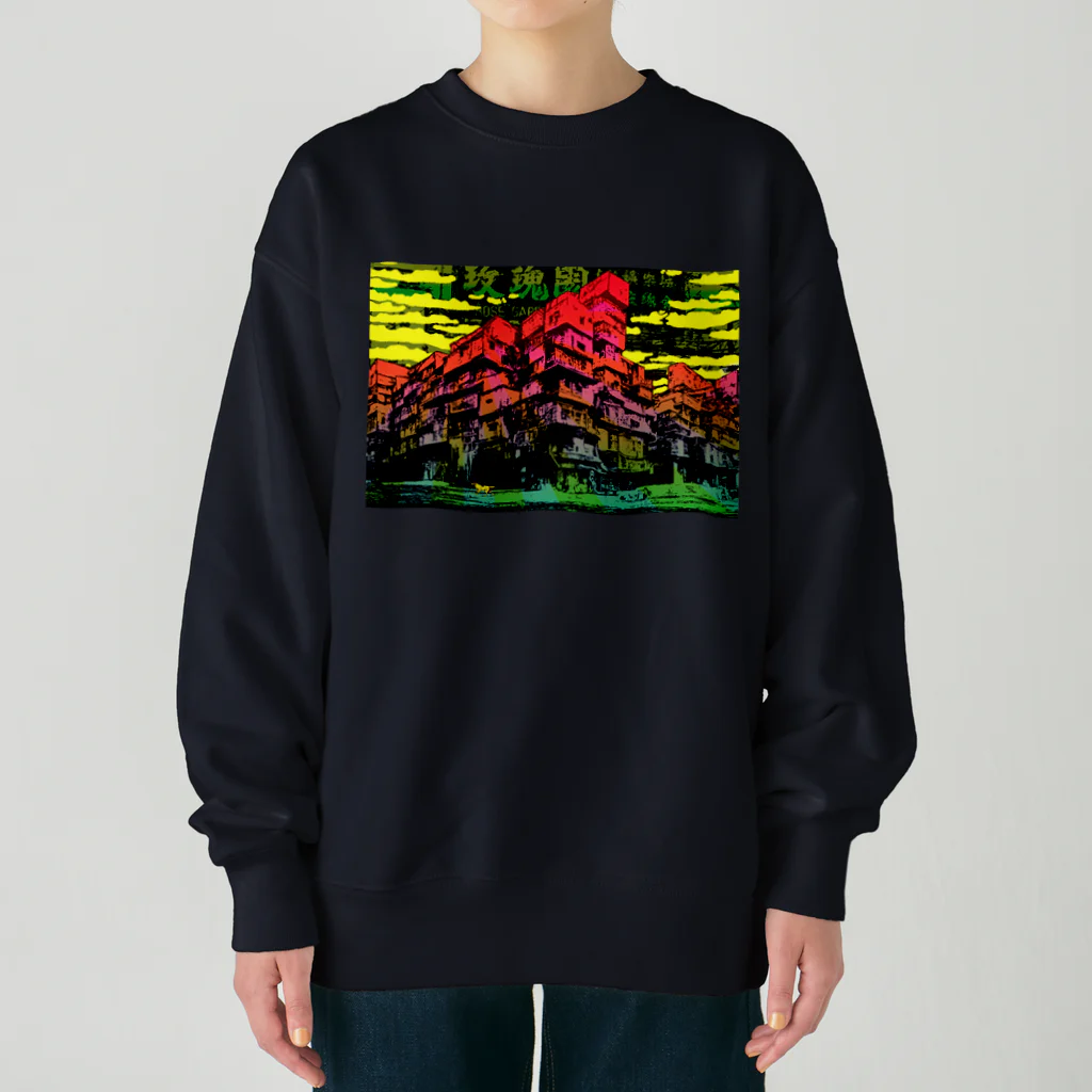 中華呪術堂（チャイナマジックホール）の九龍混沌倶楽部 Heavyweight Crew Neck Sweatshirt