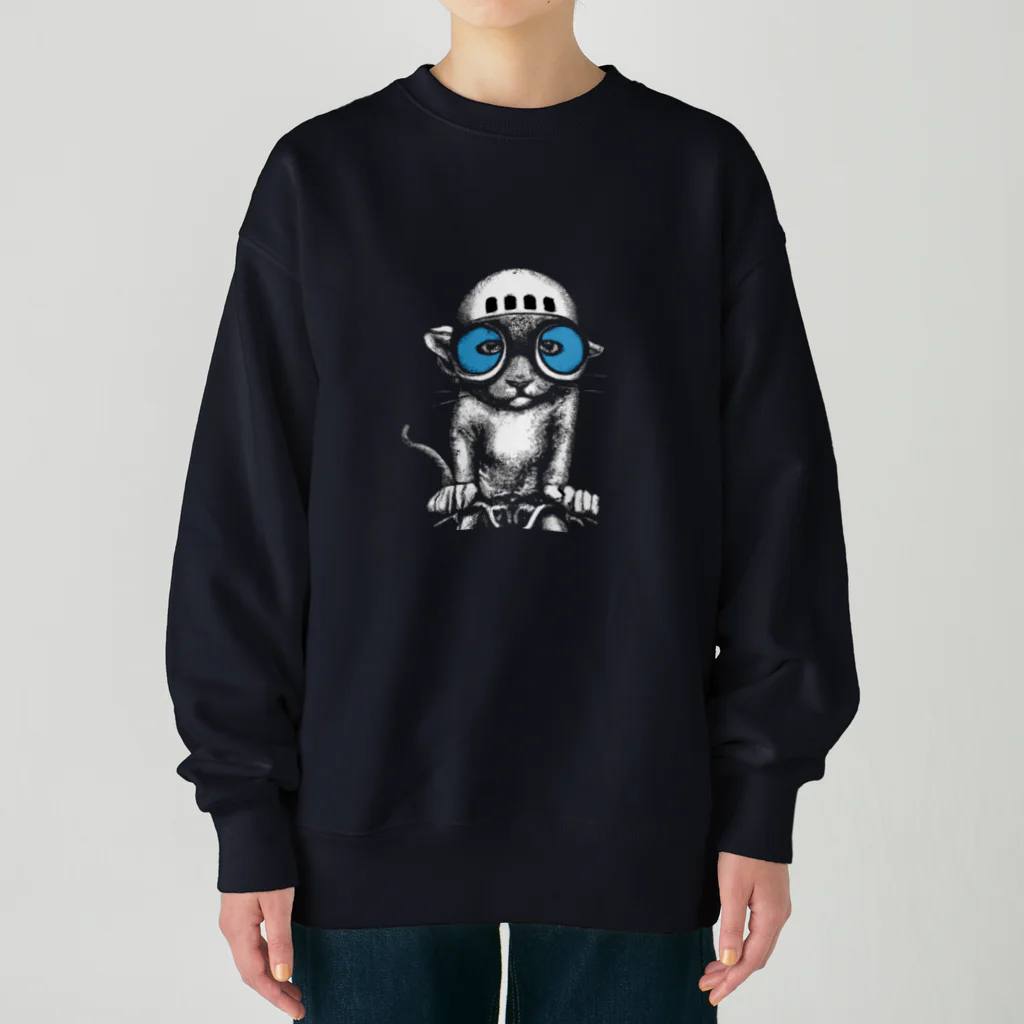 JDM Biker Club LondonのCycle rider Heavyweight Crew Neck Sweatshirt