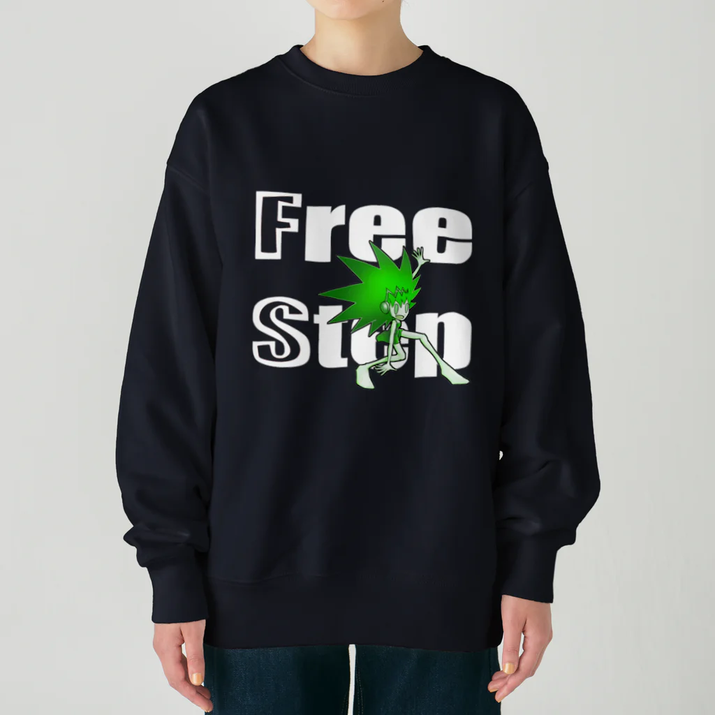 空想世界　HowlingAL のFree Step Heavyweight Crew Neck Sweatshirt