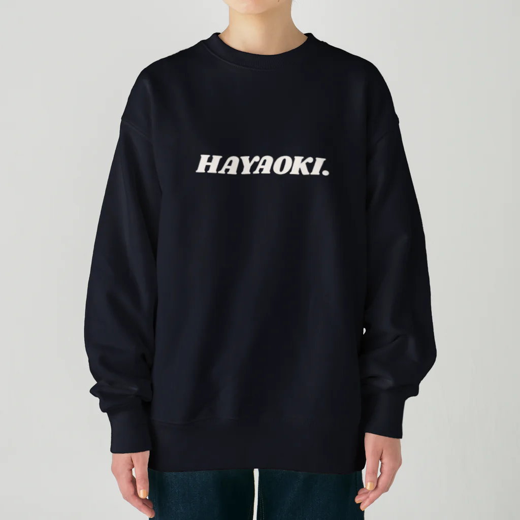 HAYAOKI.のHAYAOKI.ロゴグッズ ヘビーウェイトスウェット