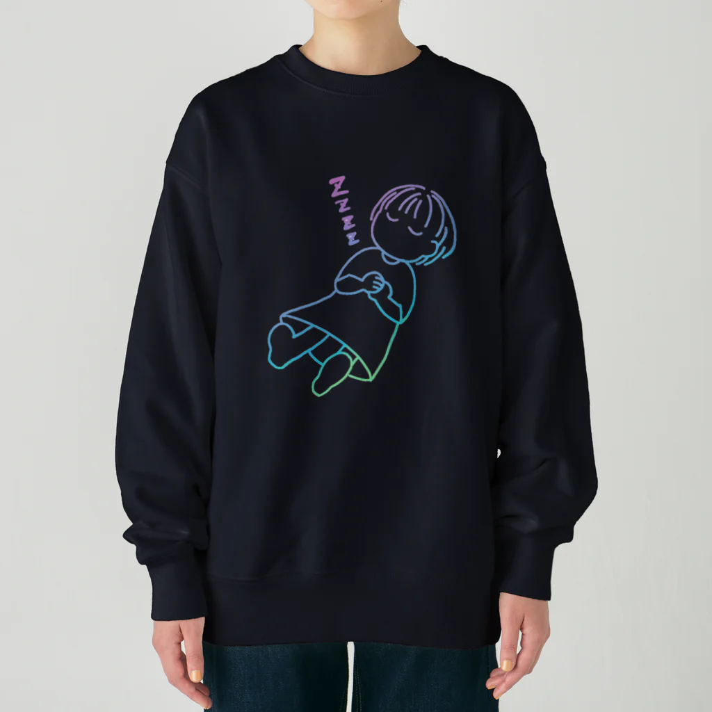 氷月のネタ箱のDeep Deep Sleeping... Heavyweight Crew Neck Sweatshirt