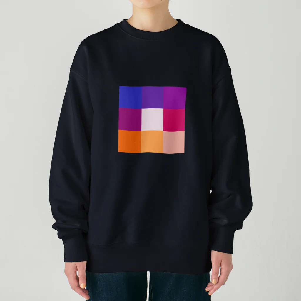 3×3 のドット絵のインスタ - 3×3 のドット絵 Heavyweight Crew Neck Sweatshirt