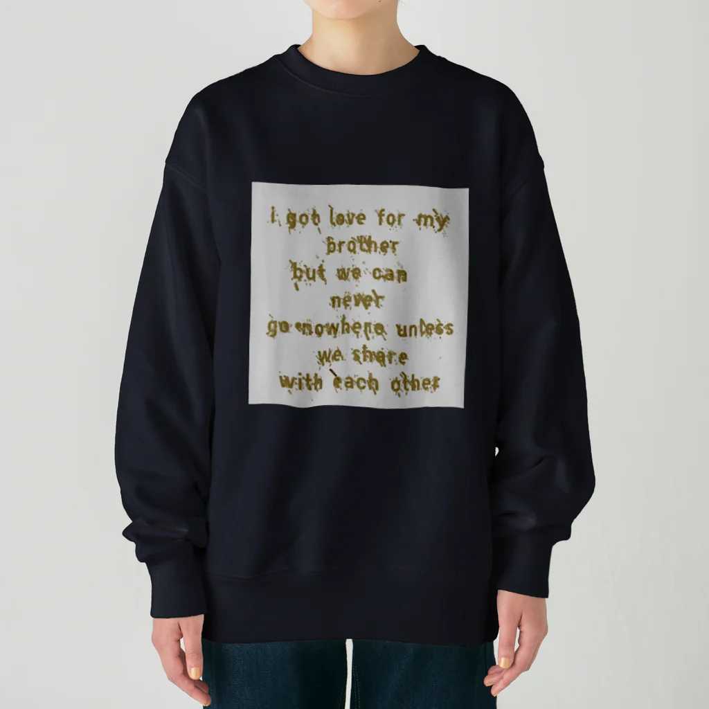 North Sideのlyric  Heavyweight Crew Neck Sweatshirt