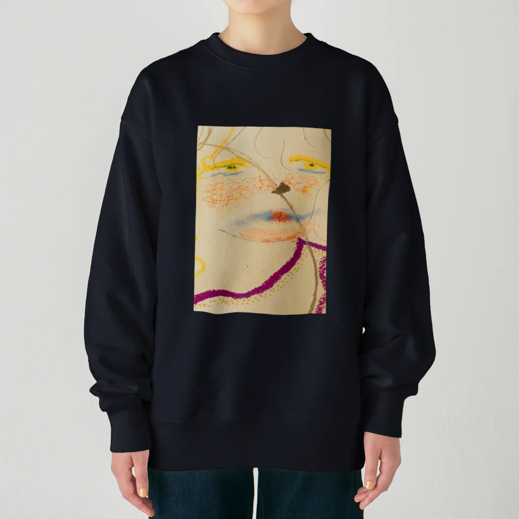 べいびーもんすたーのけものくん Heavyweight Crew Neck Sweatshirt