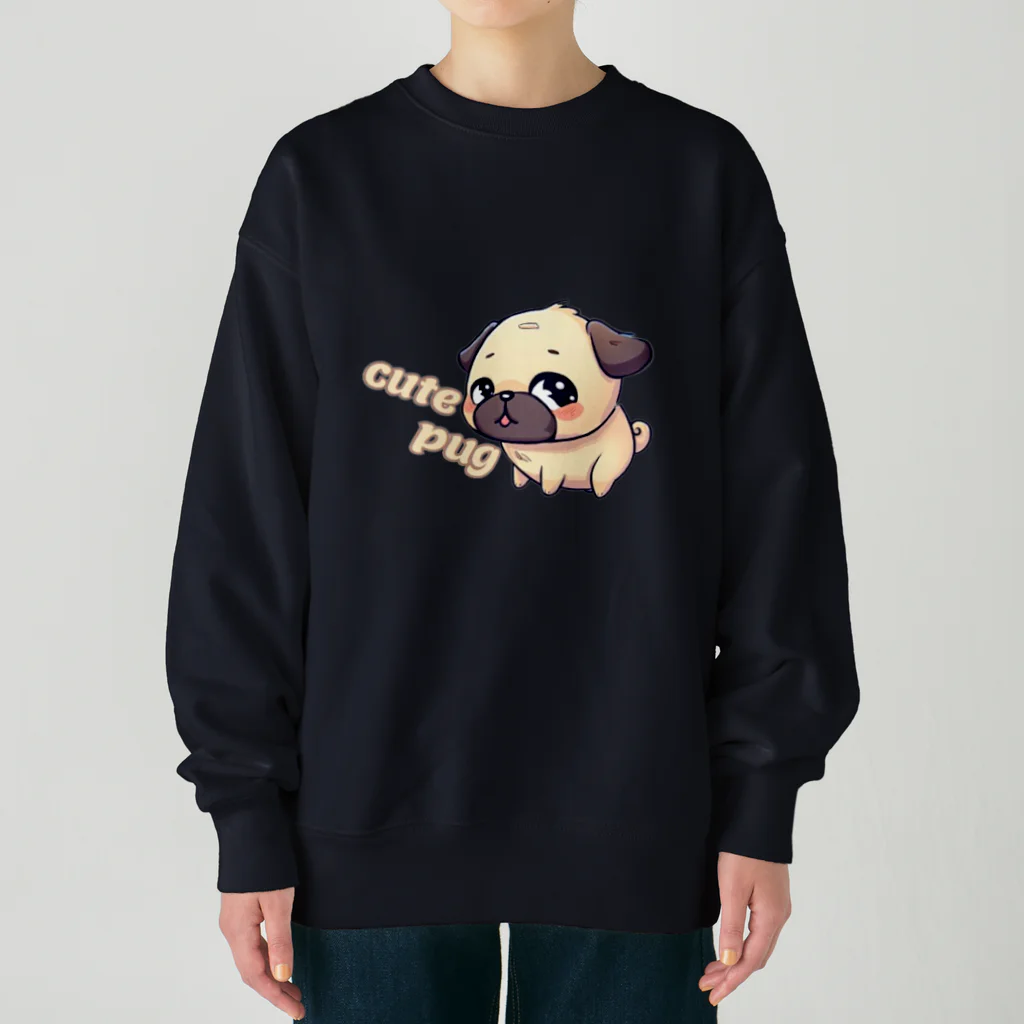 furebuhi　clubのCUTE PUG！ Heavyweight Crew Neck Sweatshirt