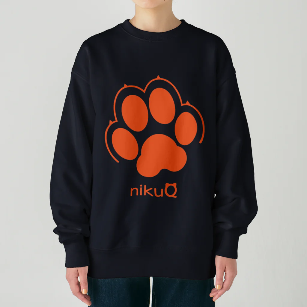 WebArtsの肉球をモチーフにしたオリジナルブランド「nikuQ」（犬タイプ）です ヘビーウェイトスウェット