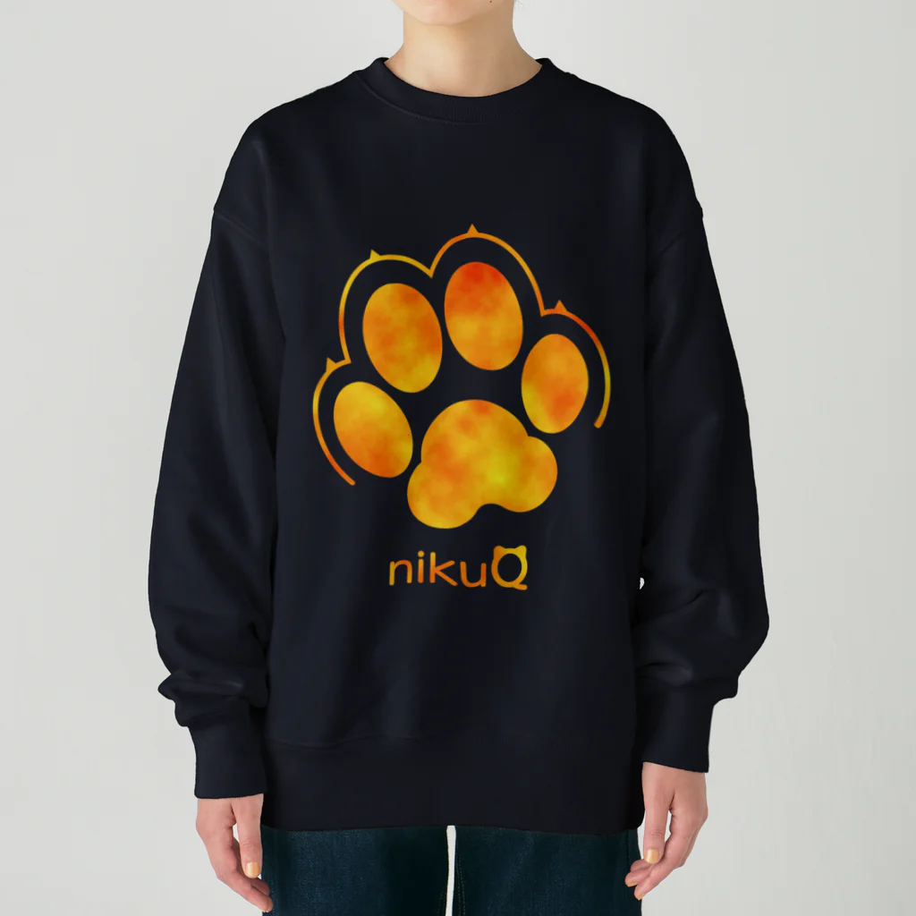 WebArtsの肉球をモチーフにしたオリジナルブランド「nikuQ」（犬タイプ）です ヘビーウェイトスウェット