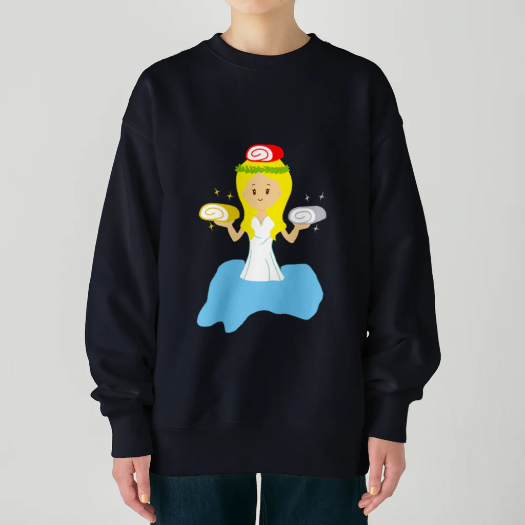 MAKARENTO　ＳＨＯＰの金のかまぼこ銀のかまぼこ Heavyweight Crew Neck Sweatshirt