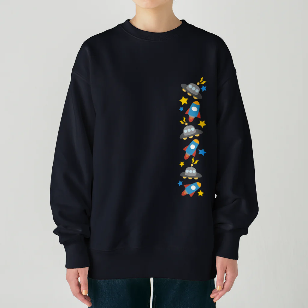 つきしょっぷのゆーふぉー Heavyweight Crew Neck Sweatshirt