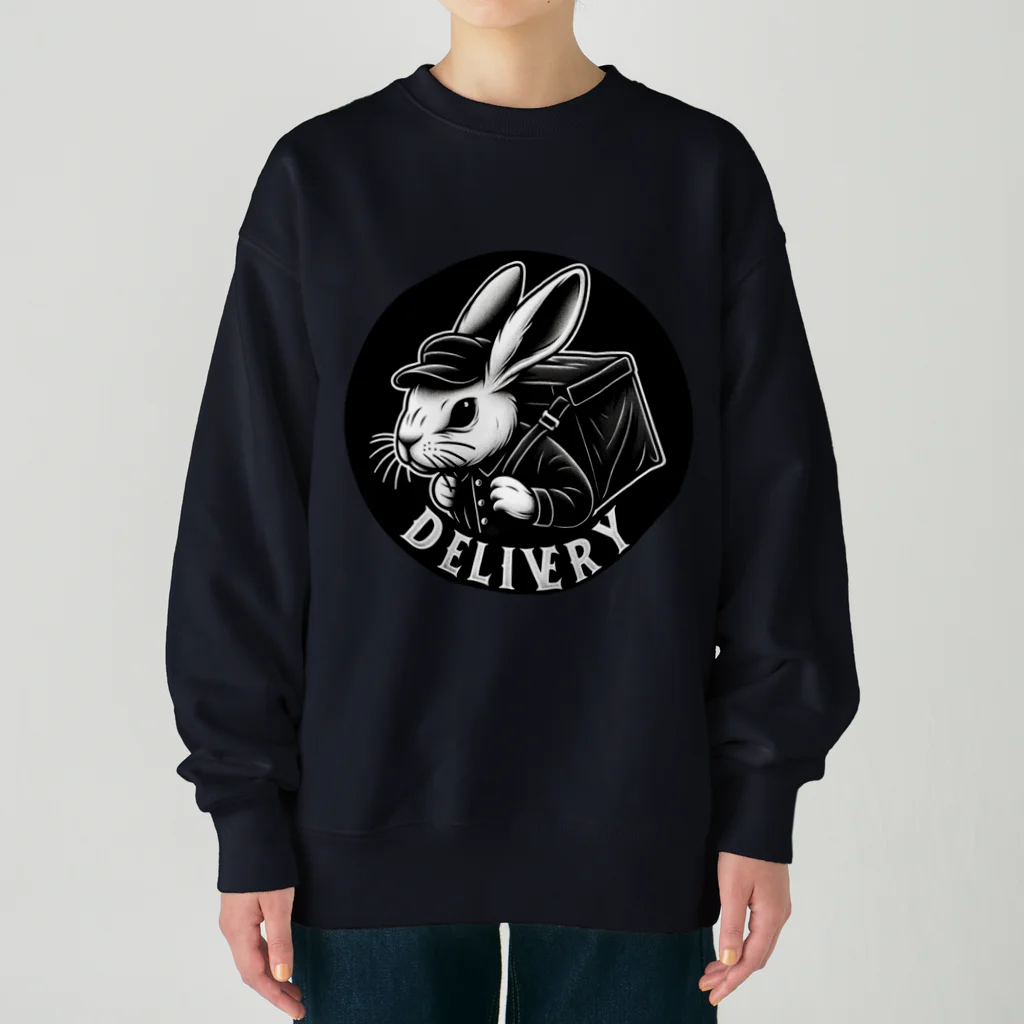 でりうさのでりうさ Heavyweight Crew Neck Sweatshirt