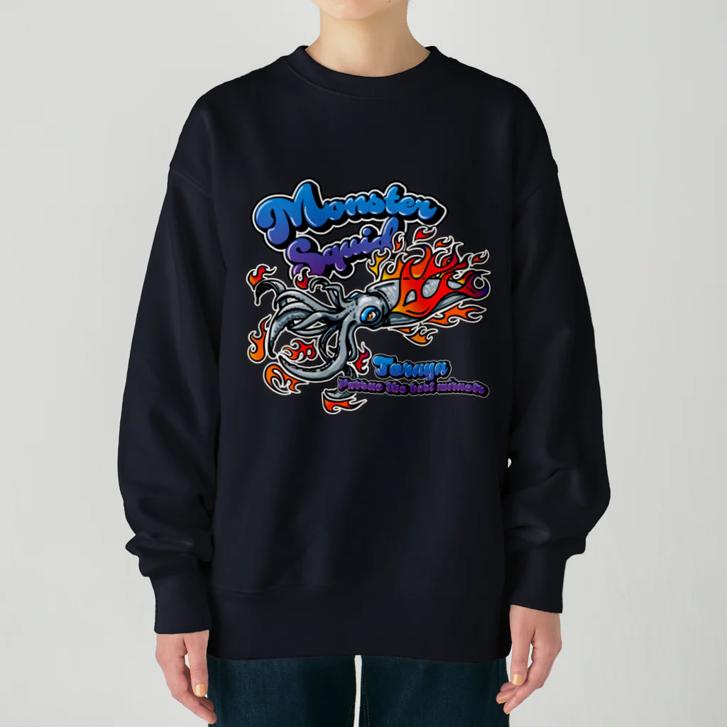 torayaのMONSTER SQUID Heavyweight Crew Neck Sweatshirt