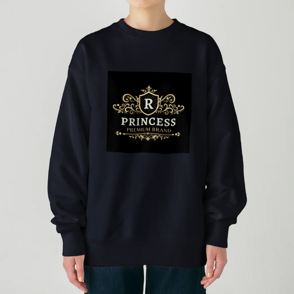 ROYAL Princessのゴージャスロゴブランド Heavyweight Crew Neck Sweatshirt