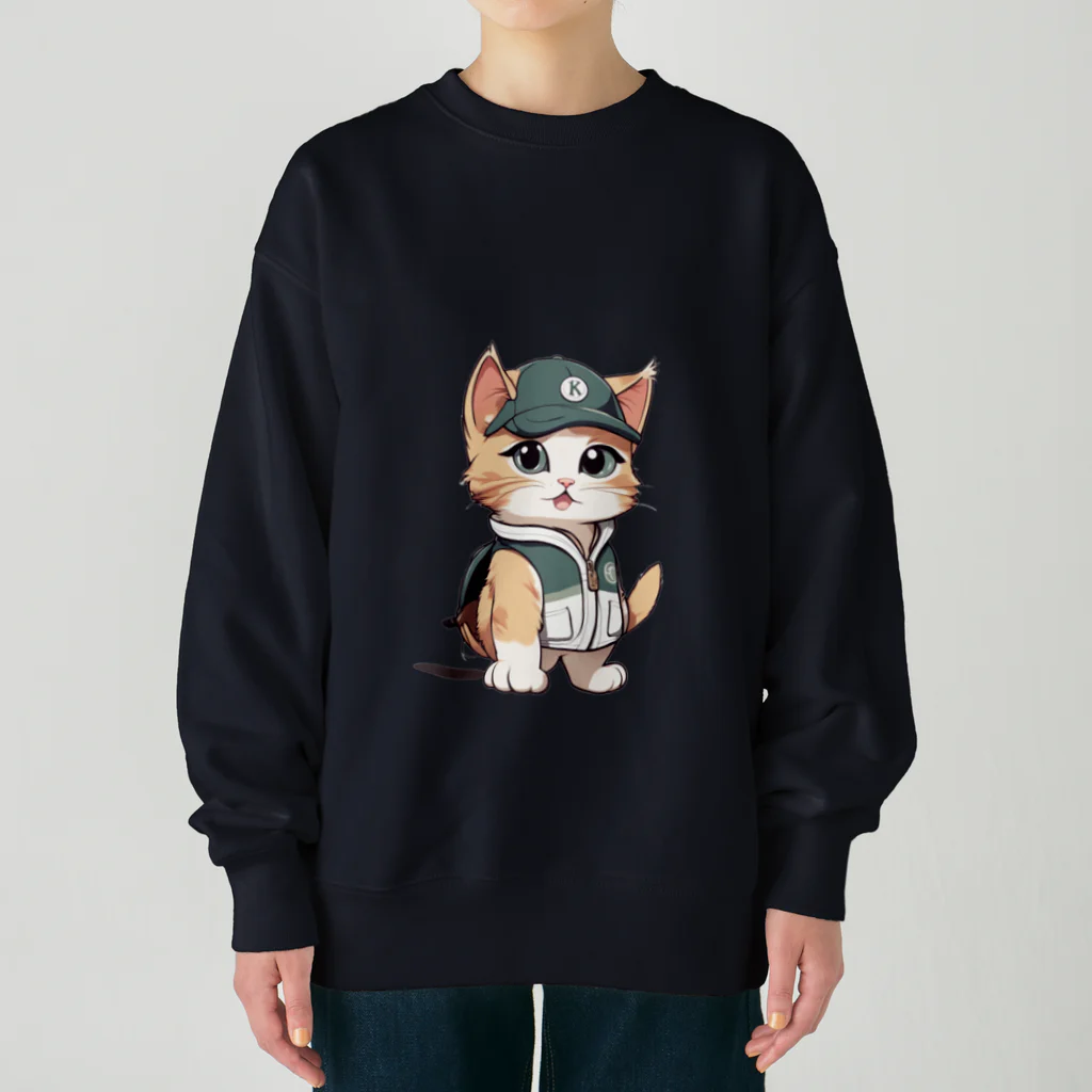 seeeeeの猫ゴルファー2 Heavyweight Crew Neck Sweatshirt