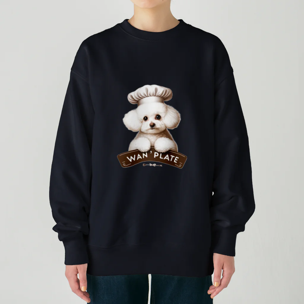 いちごプードルのコックのライくん Heavyweight Crew Neck Sweatshirt