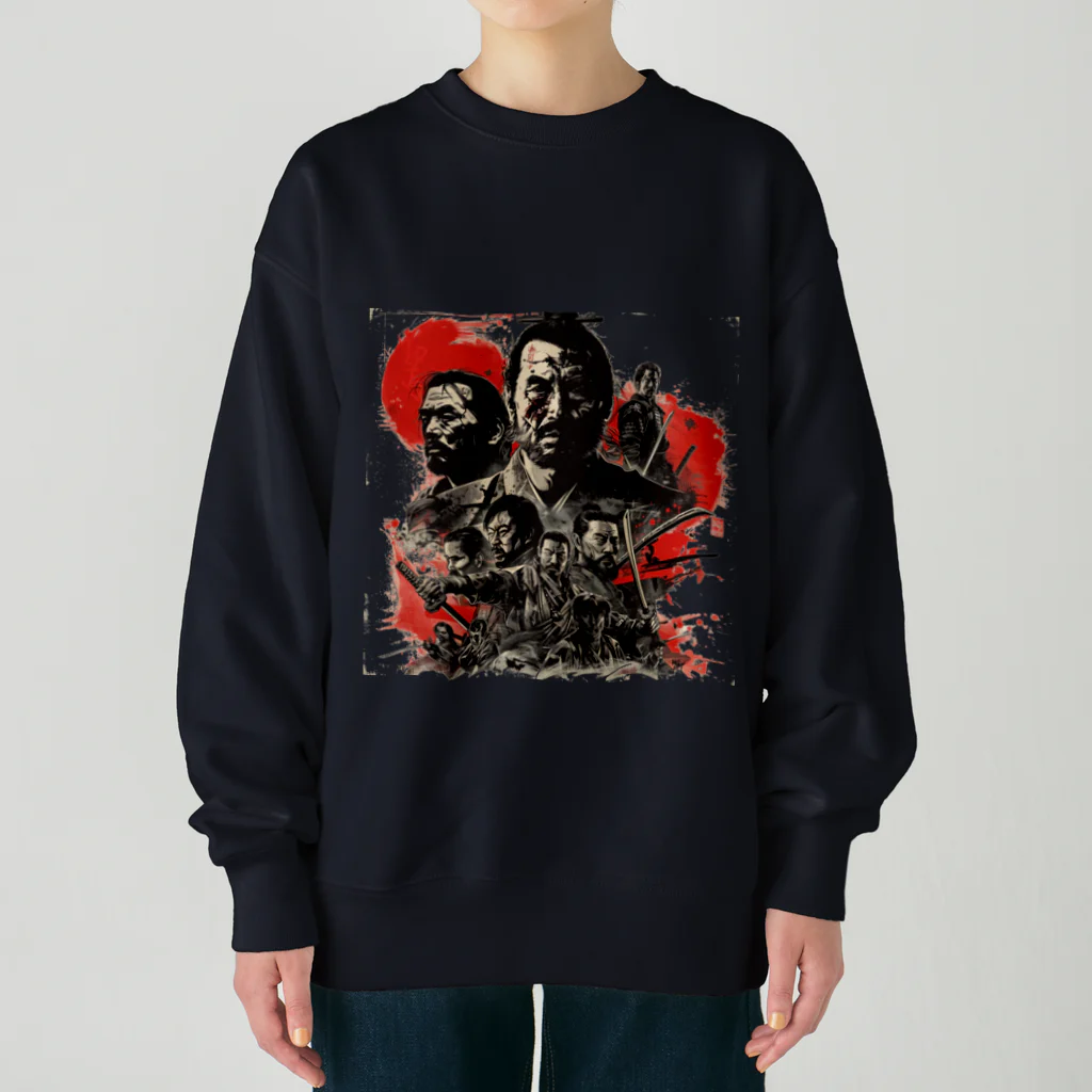 MistyStarkの侍 Heavyweight Crew Neck Sweatshirt