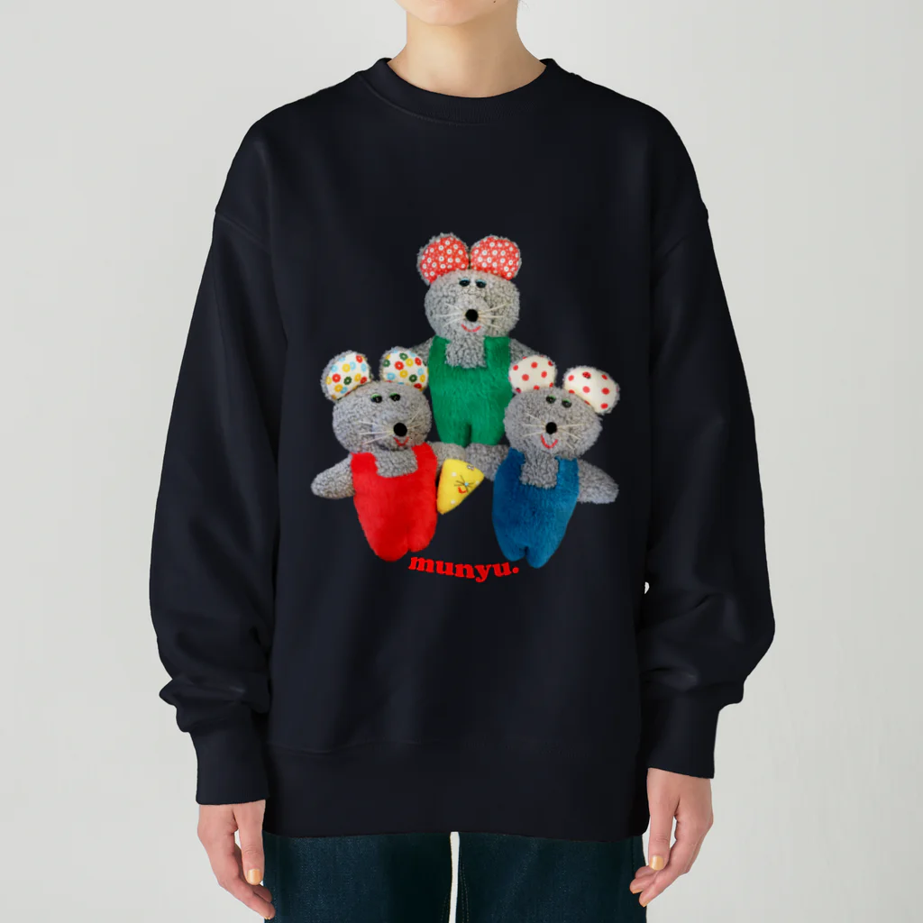 むにゅのつりずぼんず Heavyweight Crew Neck Sweatshirt