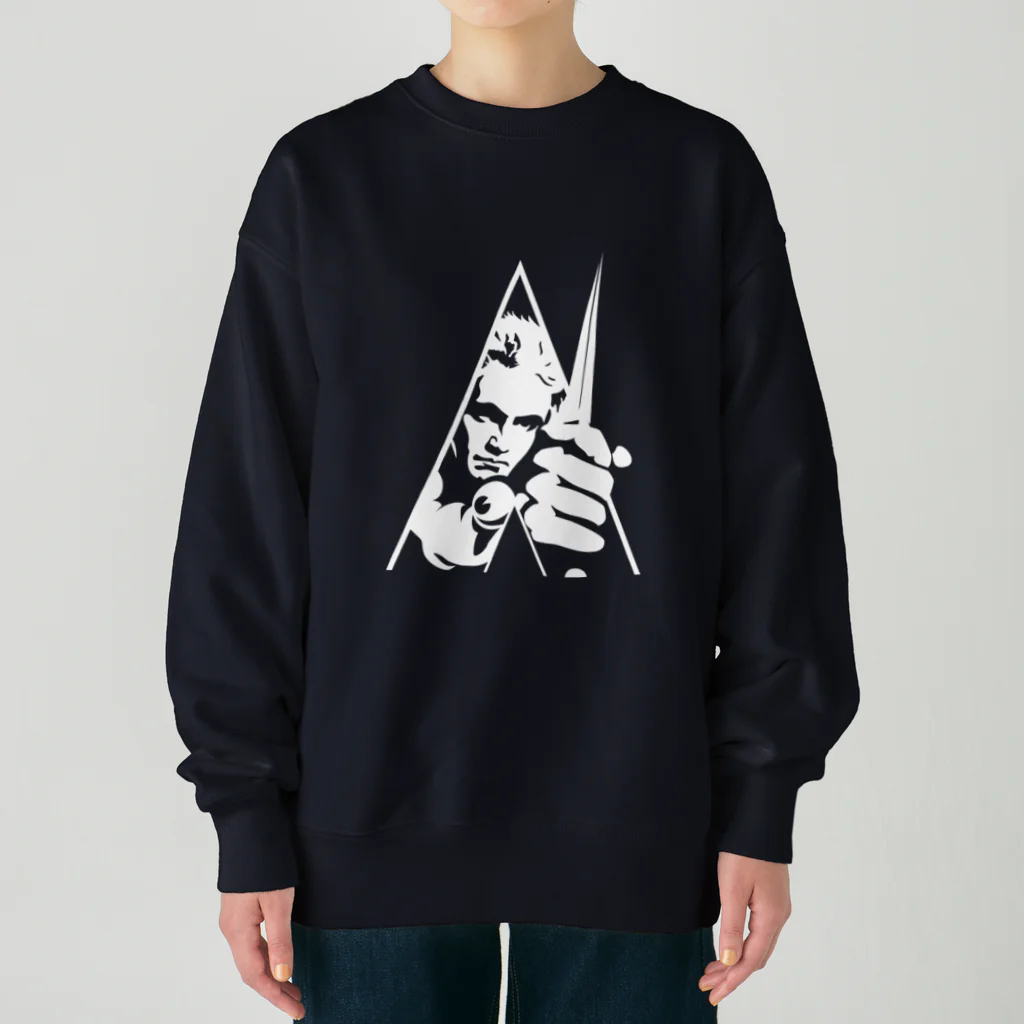 stereovisionの暴力的なベートーヴェン（名前なし） Heavyweight Crew Neck Sweatshirt