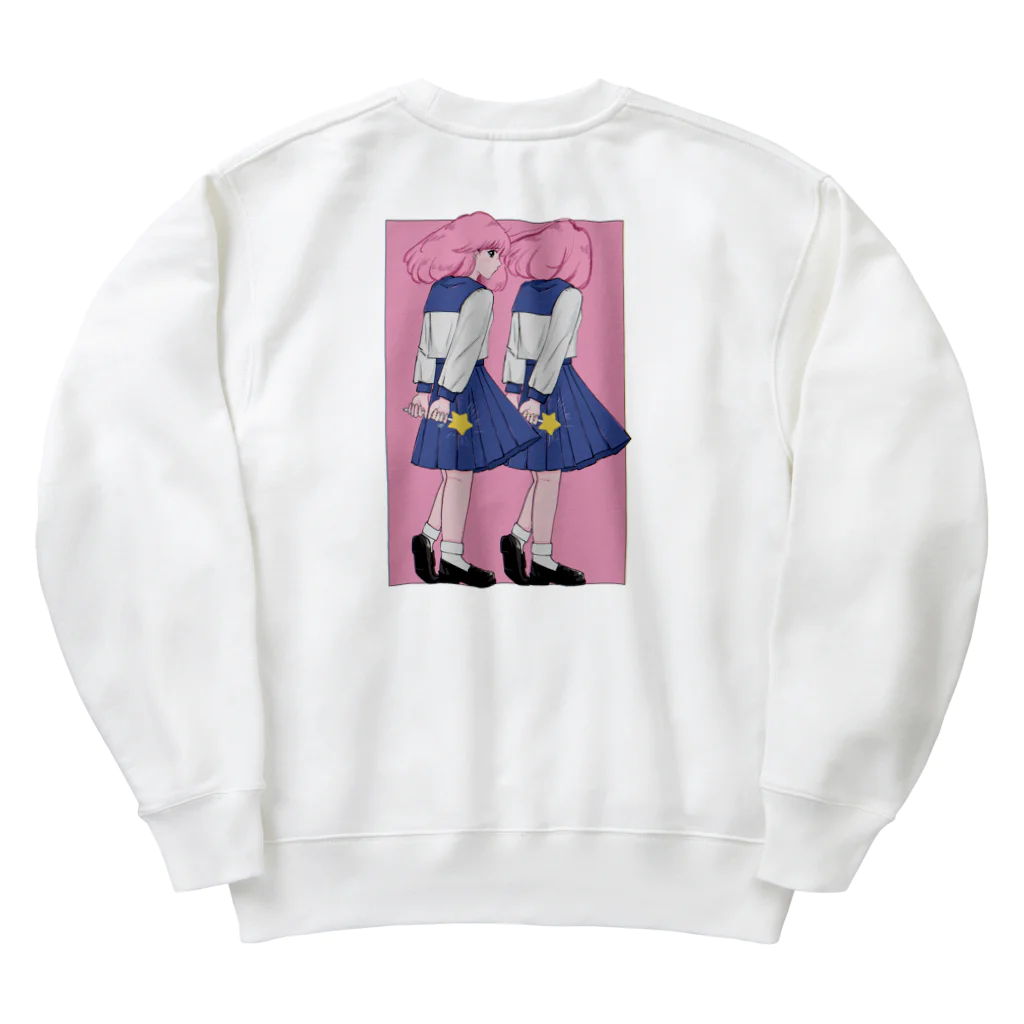 午前3時(3:00am)SHOP🍒のセーラー服の魔法少女🪄 Heavyweight Crew Neck Sweatshirt