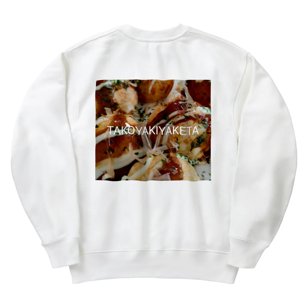 はるのおみせのタコヤキ Heavyweight Crew Neck Sweatshirt