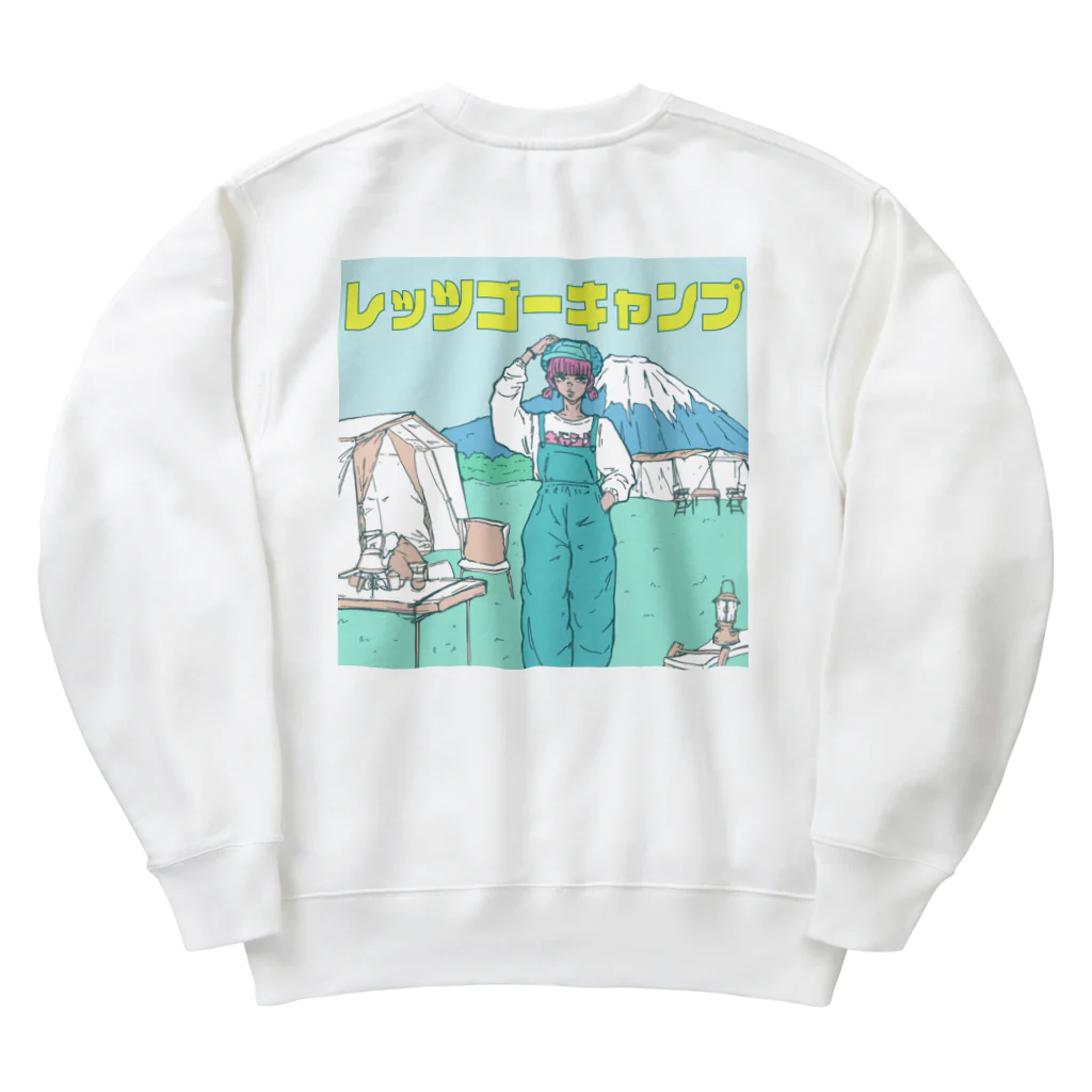 キャンジョ公式SUZURISTOREのレッツゴーキャンプ（クリエイターコラボ） Heavyweight Crew Neck Sweatshirt