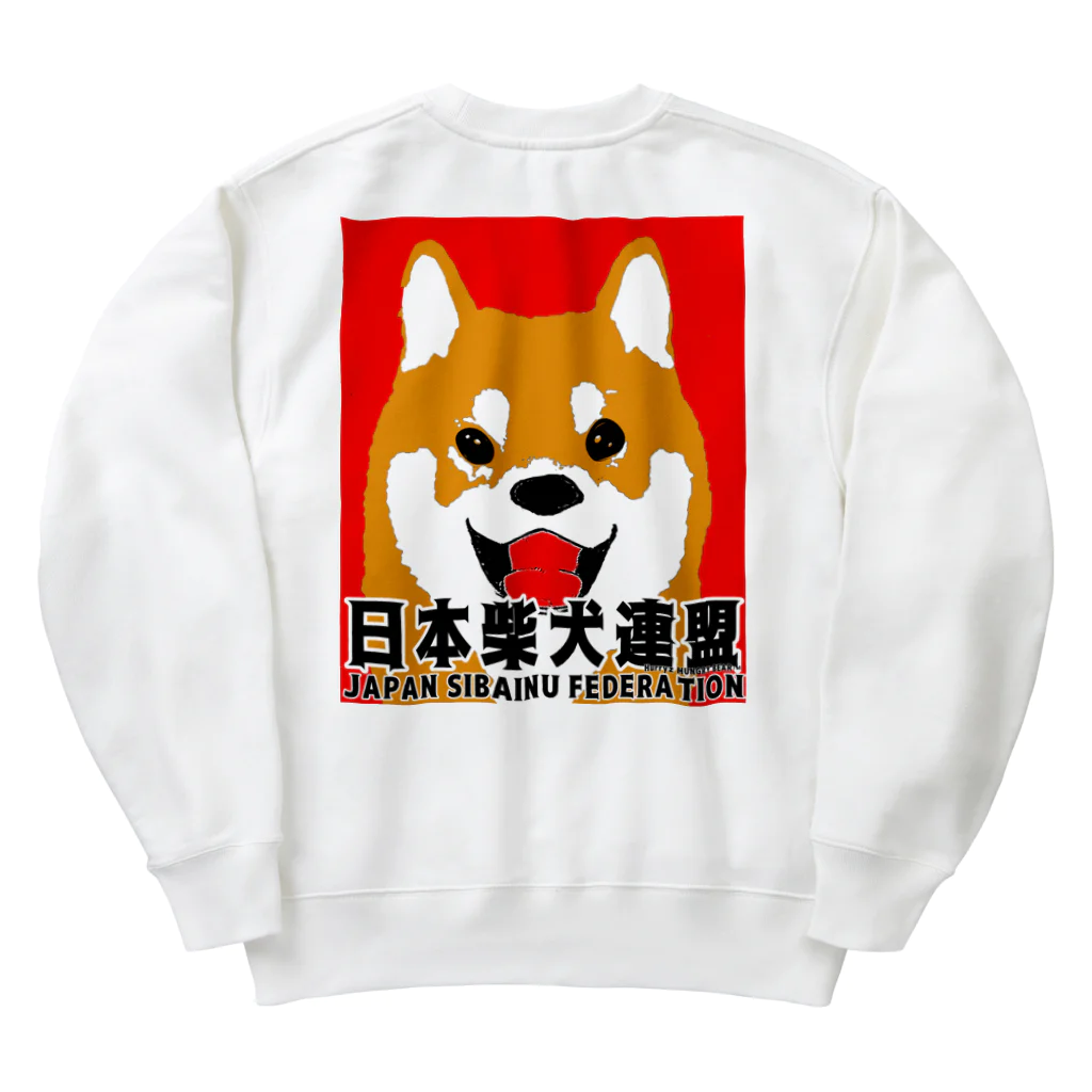 Hurryz HUNGRY BEARの日本柴犬連盟（赤柴）シリーズ Heavyweight Crew Neck Sweatshirt