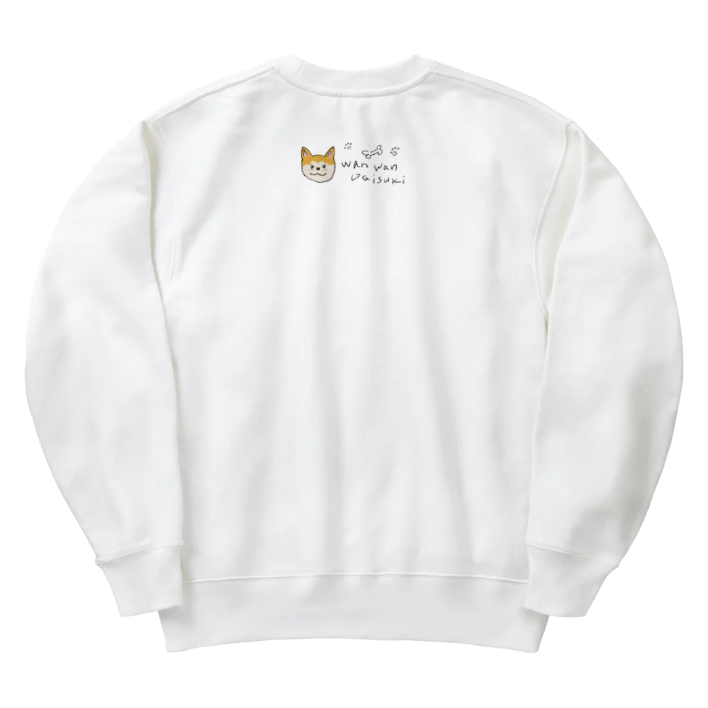 アウトドア大好き秋田犬の◇WanWanDaisuki◇ Heavyweight Crew Neck Sweatshirt