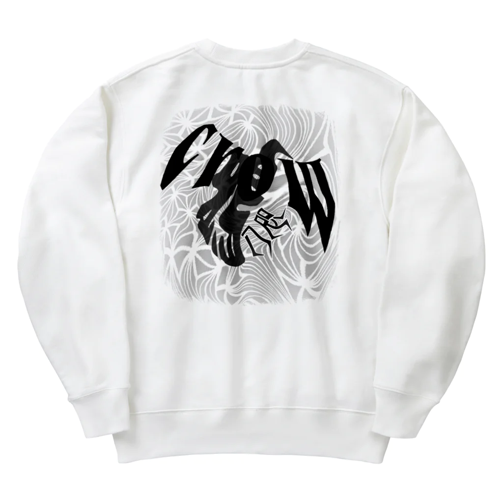 maccha47の八咫烏とCROW Heavyweight Crew Neck Sweatshirt