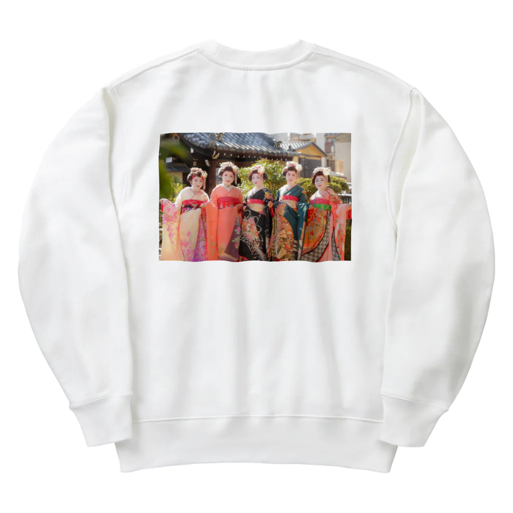 舞妓グッズ専門店『オツボネーズ』のぎをん Heavyweight Crew Neck Sweatshirt