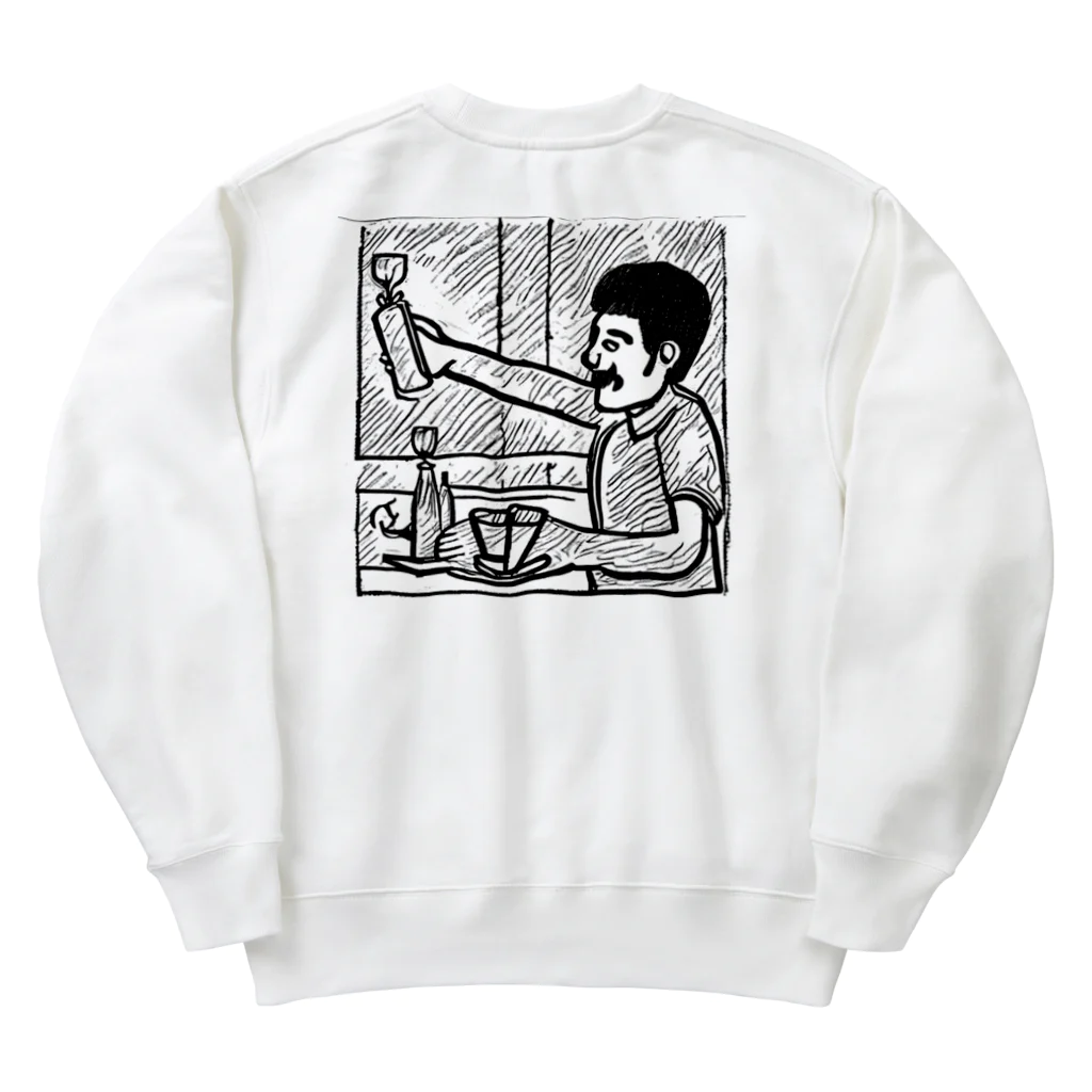 ゴールドビアのline drawing sweat shirts Type-a Heavyweight Crew Neck Sweatshirt