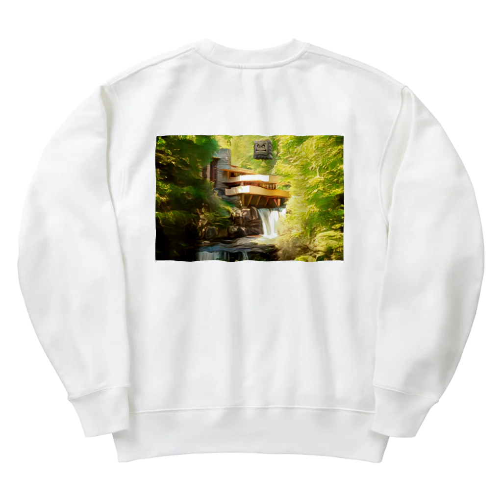 ハルティン<designed by an architect>のART×名建築 落水荘 Heavyweight Crew Neck Sweatshirt