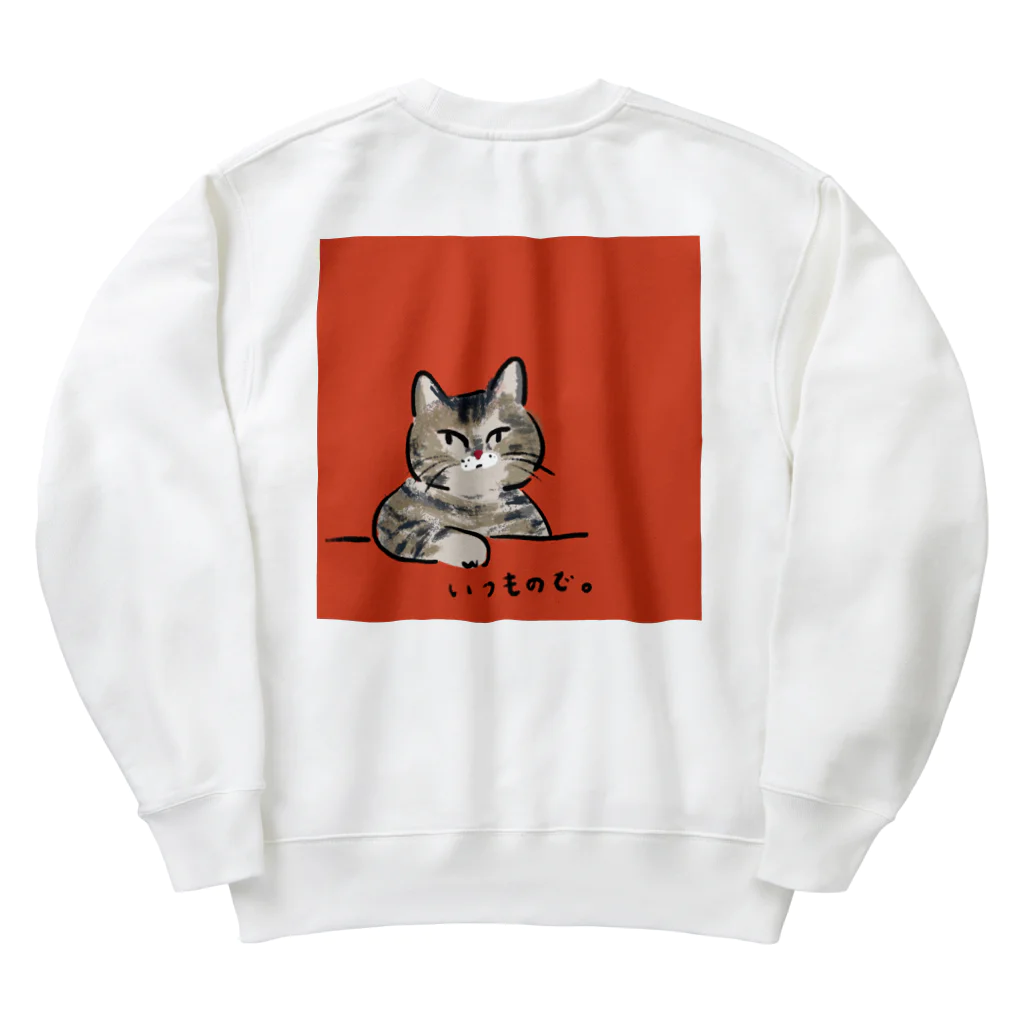 ネコノートショップ（neco-note shop）のつぼみ（WASAO） Heavyweight Crew Neck Sweatshirt